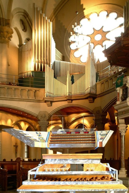 Spieltisch Orgel Lukas 2004 Harder-Völkmann